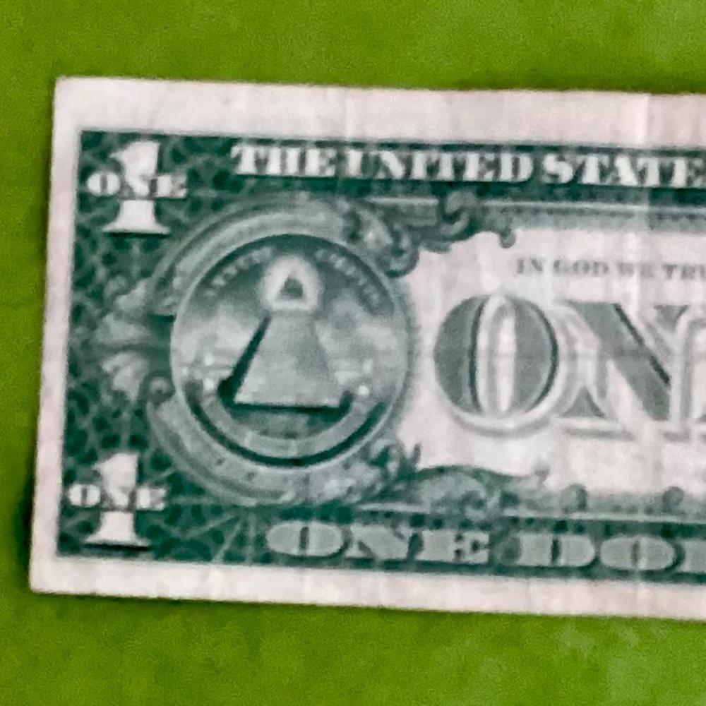 1957 Treasury Dollar Bill Blue Seal C07910067A Misaligned - Picture 3 of 3